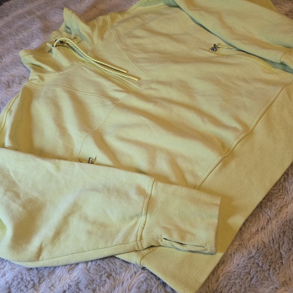 Old Navy Active Yellow Fleece Jacket